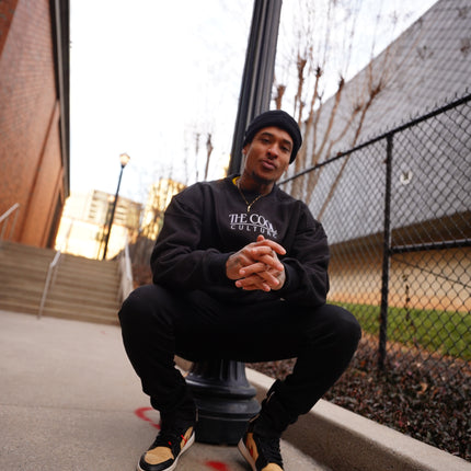 The Cool Culture Samurai Cut Crewneck - Black