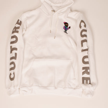 "Only The Cool Survive” Icon Hoodie White L/S