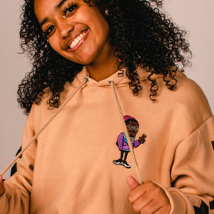 Only The Cool Survive” Icon Hoodie Tan L/S