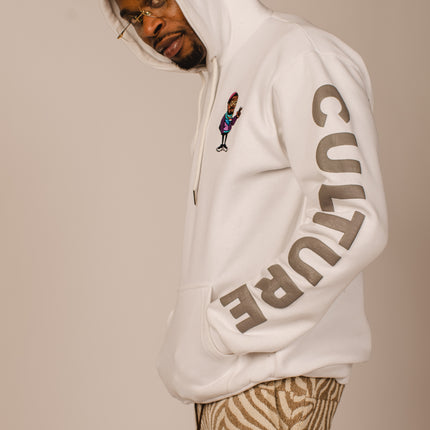 "Only The Cool Survive” Icon Hoodie White L/S