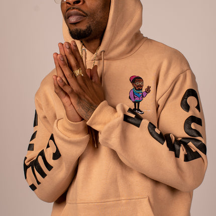 Only The Cool Survive” Icon Hoodie Tan L/S