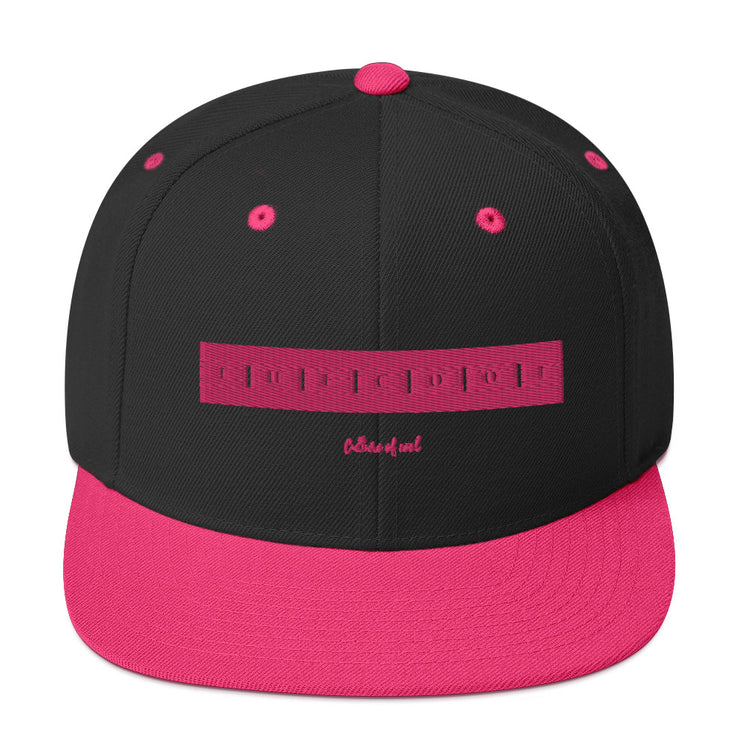 Pink Logo Snapback Hat