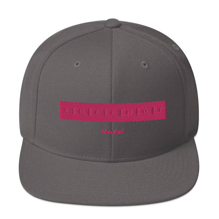 Pink Logo Snapback Hat