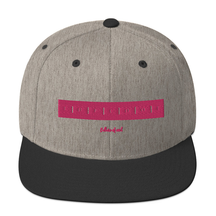 Pink Logo Snapback Hat