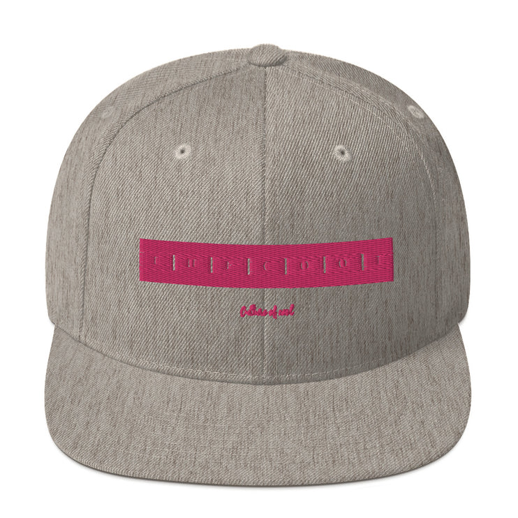 Pink Logo Snapback Hat