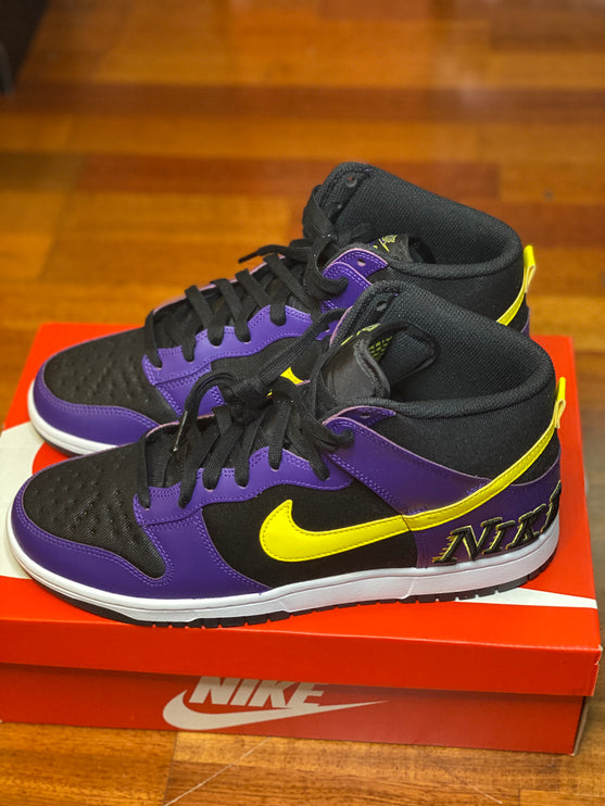 Nike Dunk High EMB Lakers