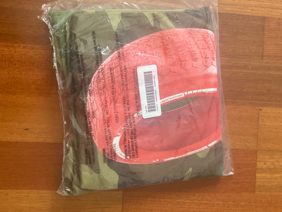 Supreme Tire Tee Woodland Camo