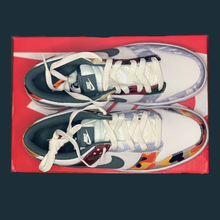 Nike Dunk Low Sail Multi-Camo (GS)