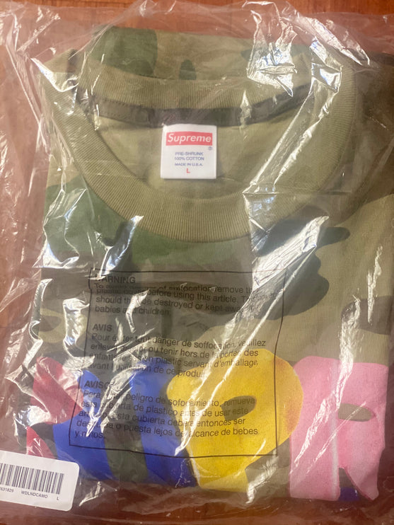Supreme Balloons Tee Woodland Camo