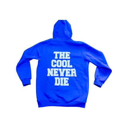 "Only The Cool Survive” Icon Hoodie Blue L/S
